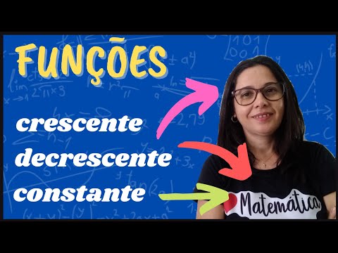 FUNÇÕES: FUNÇÃO CRESCENTE, DECRESCENTE E CONSTANTE