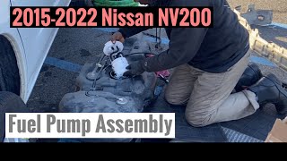 How to Replace Fuel Pump Assembly on a Nissan NV200