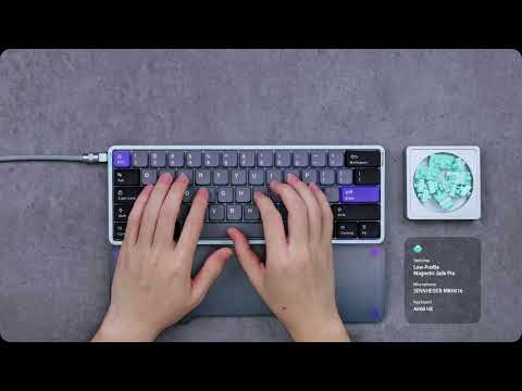 NuPhy Air60 HE Typing Sounds   Low Profile Magnetic Jade