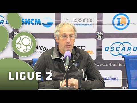 Conférence de presse CA Bastia - Chamois Niortais (0-3) - 2013/2014