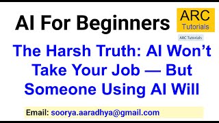 AI Won’t Take Your Job — But Someone Using AI Will (Must Watch )