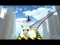 Hamster in Roller Coaster Megapolis | Hamsters maze
