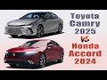 2025 Toyota Camry vs 2024 Honda Accord - Similarities And Differences