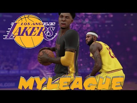 NBA 2K15 MyLeague Mode Ep.22 - Los Angeles Lakers - LeBron James visits Kobe Bryant and Kris Braxton