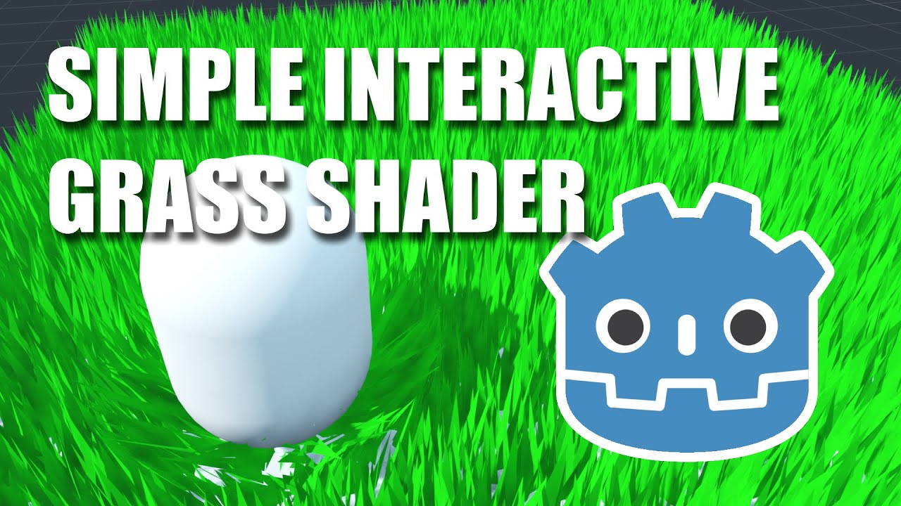 Simple Interactive Grass in Godot