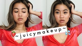 ~*juicy*~ easy makeup tutorial *no foundation*