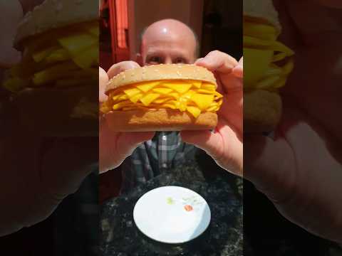 Burger King "Real Cheeseburger" (20 cheese slices)