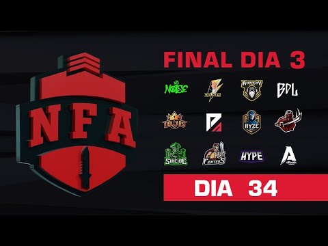 FREE FIRE AO VIVO - FINAL DIA 3 - LIGA NFA SEASON 4 - #NFAS4