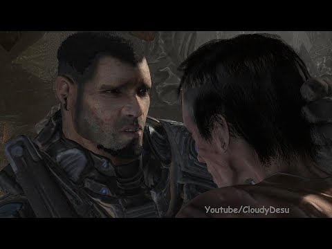 Gears of War 2 - Dom Finds His Wife Maria Scene
