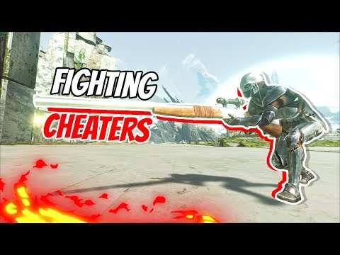 Fighting The Cheaters On MTS Beginners Ark Survival Evolved