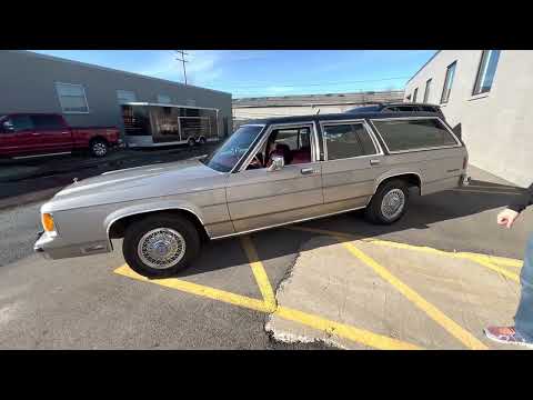 Thumbnail for 1991 Ford LTD Crown Victoria LX Station Wagon, 29k-Miles, Walk Around and Driving by Ford LTD Crown Victoria