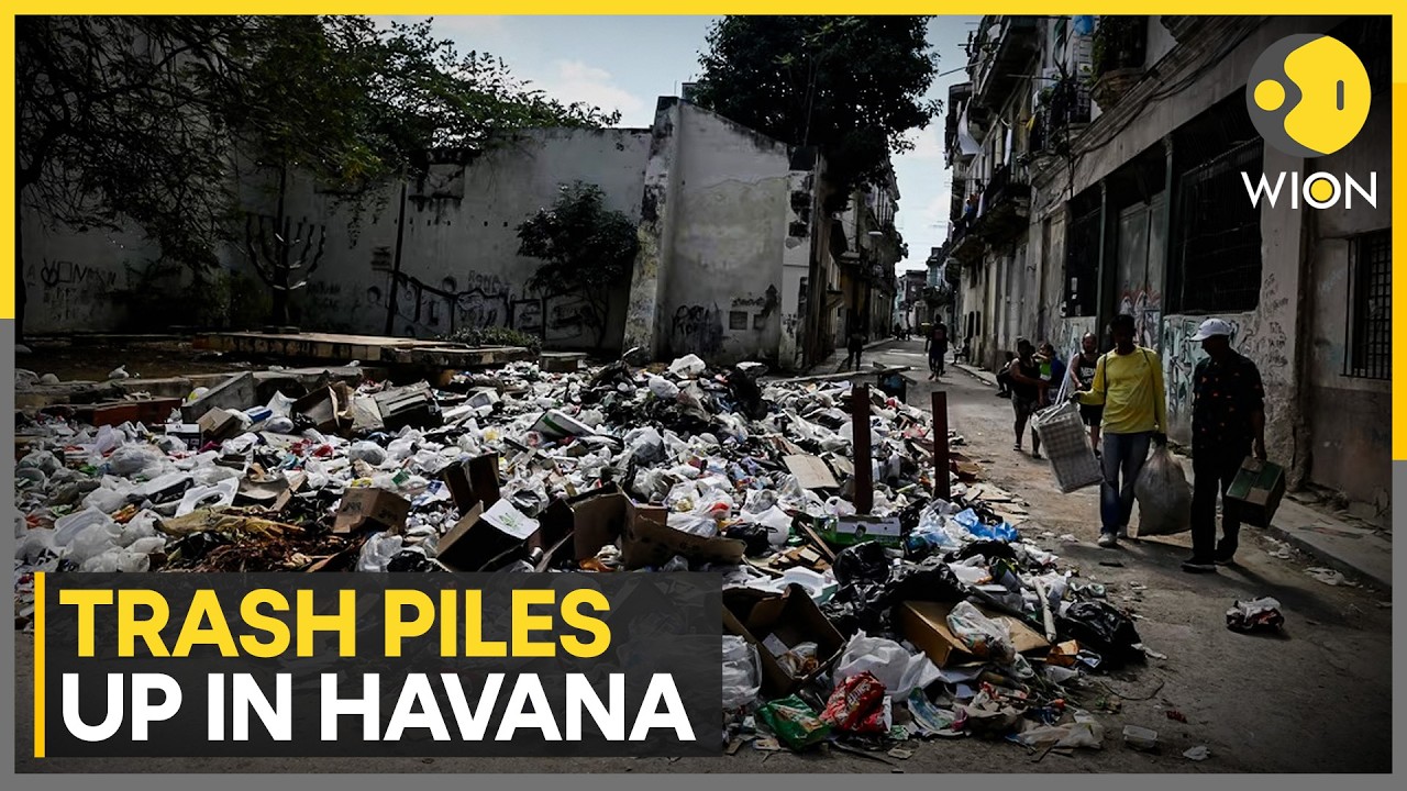 Havana Fuel Crisis: Trash Piles Up In Havana As Fuel Shortage Deepens, UN Voices Concern | WION