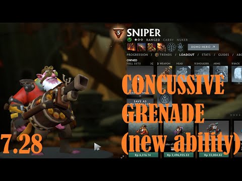 [SNIPER] Update 7.28 Aghanim's Shard (New Ability)