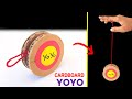 How To Make Yoyo Easy Cardboard Yoyo Making How To Make Spinning Toy Amazing Homemade Toy