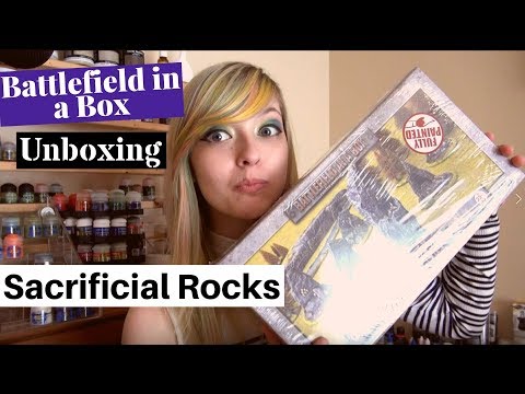 Battlefield in a Box Sacrificial Rocks Terrain Kit Gale Force 9 Unboxing and Review