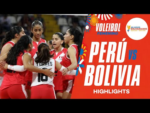 PERÚ 🇵🇪 vs BOLIVIA 🇧🇴: [4K] Gran Inicio Bicolor – Vóley Femenino | Juegos Bolivarianos 2025