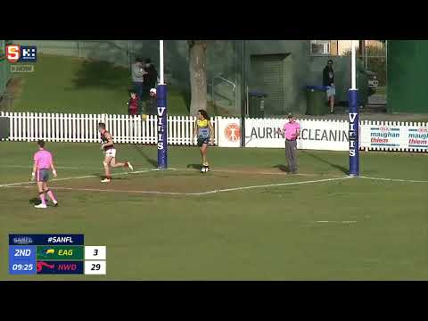 Rd 13 SANFL Snapshot - Norwood's Jay Rantall gets a lucky bounce