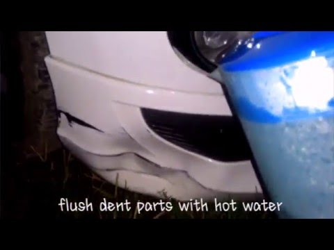 Fix Car Bumper with Hot Water?