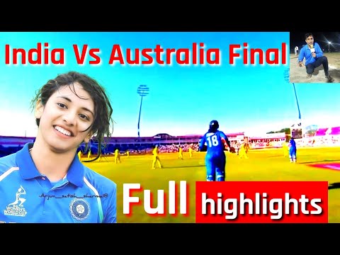 India vs australia women final match full highlights|| women cricket highlights