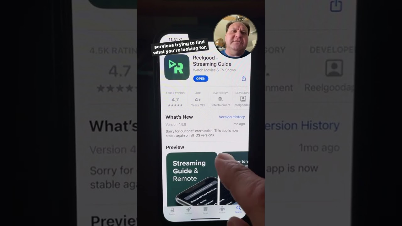 Reelgood App Preview - a new way to enjoy your favorite movies #shorts