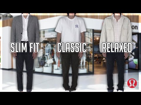 Lululemon Commission Men's Pant Review | Slim fit vs Classic fit vs Relaxed fit