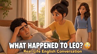 WHAT HAPPENED TO LEO? 😳 | Real-Life English Conversation | A1–A2 English Learners