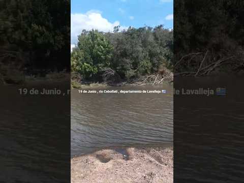 Playa río Cebollati , pueblo 19 de Junio , dpto. Lavalleja 🇺🇾 . Videitos cultura uruguaya .