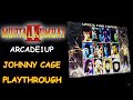 MORTAL KOMBAT 2 ARCADE JOHNNY CAGE PLAYTHROUGH ENDING Lets Play ARCADE1UP