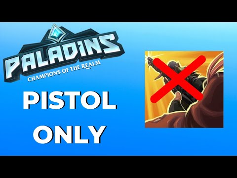 Playing Strix But With Pistol Only | Paladins Challenge