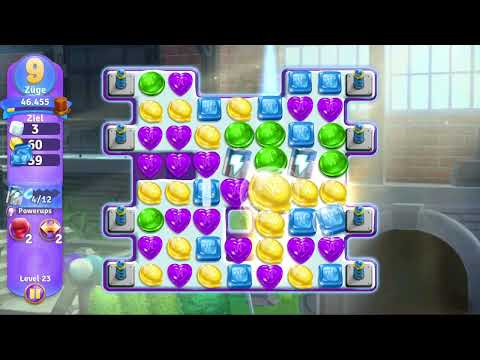 Wonka's World of Candy Level 23 no booster [Gameplay Walkthrough] [Zynga]