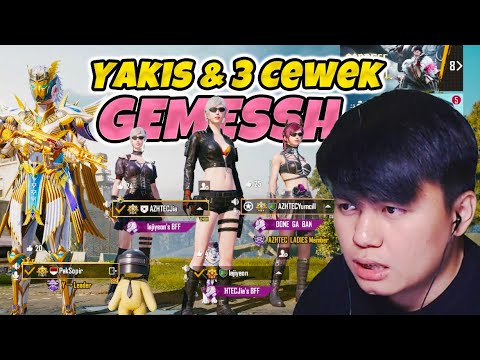 Yakis Ketemu 3 Cewek Gemesin, Langsung di Gendong Sampe Chicken | PUBG Mobile