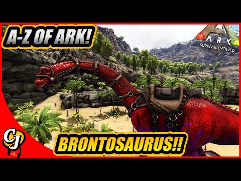 A-Z Of Ark! The BRONTOSAURUS One Of The Most TANKY HERBIVORES Ever!! || Ark Survival Evolved!