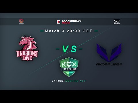 NoxFire League | Season #2 | Bo1 | Akopalipsa vs Unicorns of Love
