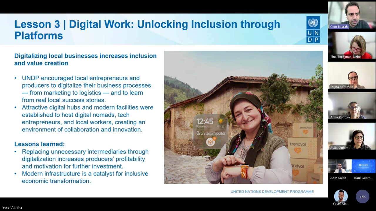 Reflections Webinar: Shaping the future of work through digital livelihoods