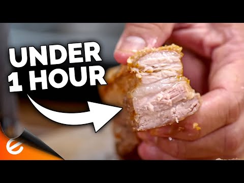 The FASTEST WAY to make CRISPY PORK BELLY (SIO BAK) | Omni Pro Air Fryer – iEat Recipe