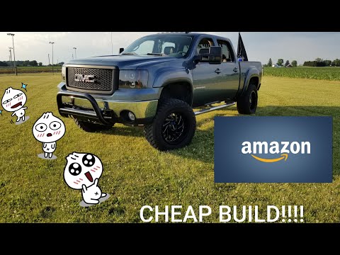 AMAZON PARTS TRUCK BUILD!!!! 2007 gmc Sierra with all cheap amazon parts. 5.3L V8 Z71