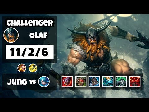 Olaf vs Gwen BR Challenger JUNGLE (11/2/6) - v11.8