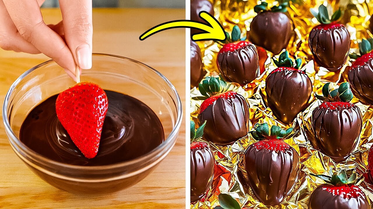 Recetas Dulces Fáciles Que Puedes Hacer En 5 Minutos: ¡Hornea y Cocina como un Chef! 🍓