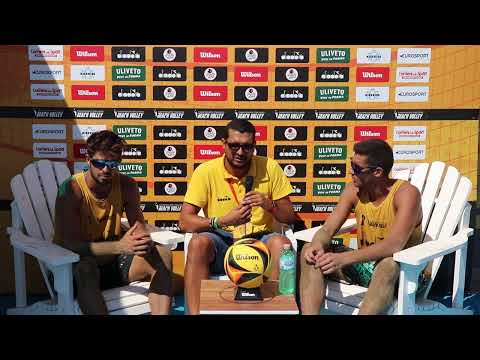 #BVTricoloreGold, Caorle: Alfieri-Sacripanti al termine della semifinale contro Andreatta-Abbiati