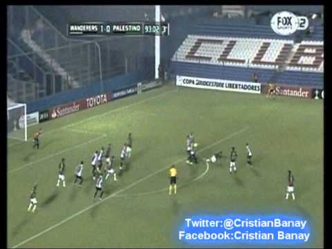 Wanderers 1 Palestino 0 (Fox Sports)  Copa Libertadores 2015