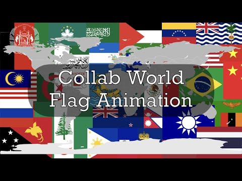 All World Flags Animation - Collab