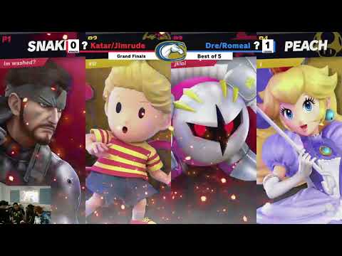 Smash at UC Davis #26 (Doubles): Grand Finals - Katar/Jimrude (Lucas/Peach) vs Dre/Romeal [L] (Snake