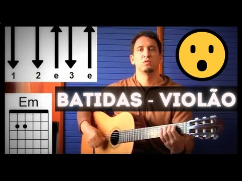 O SEGREDO DAS BATIDAS DE VIOLÃO : DICAS + EXERCÍCIOS
