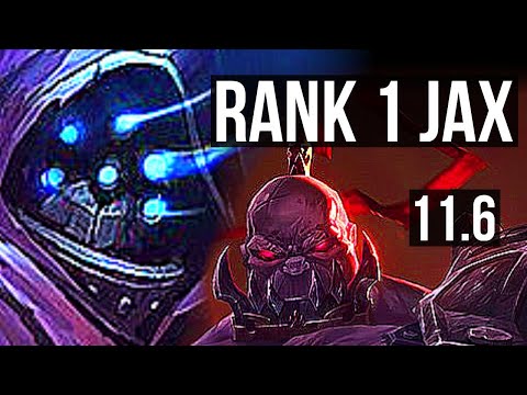 JAX vs SION (TOP) | Rank 1 Jax, 300+ games, Dominating, Rank 26 | NA Challenger | v11.6
