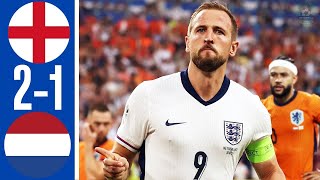 England vs Netherlands 2:1|All Goals & Highlights   Euros 2024 Semifinals