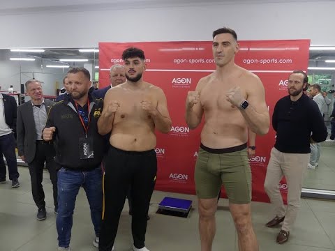 Granit Shala vs Oleksandr Zakhozhyi Boxen Fight Бокс Захожий vs Шала Бой 13 04 2024 Weight in