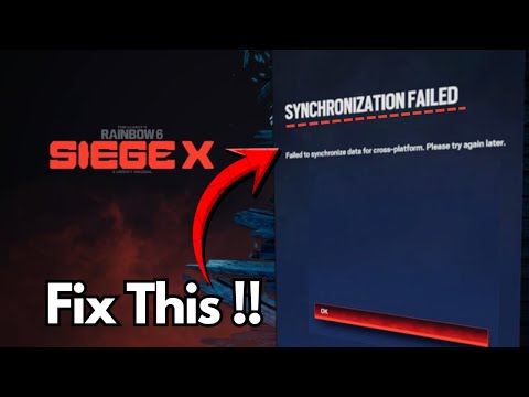 Rainbow six seige synchronization failed