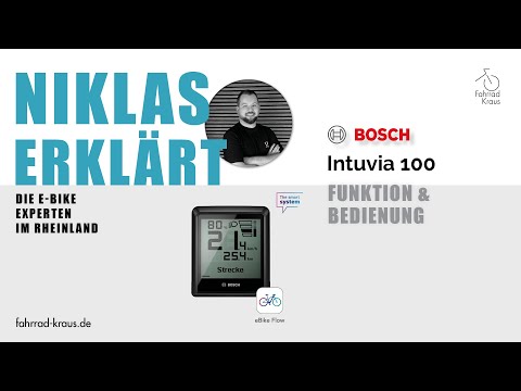 Bosch Intuvia 100: Funktion & Bedienung