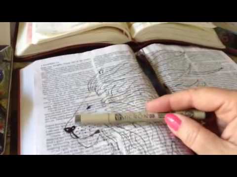 Bible Art Journal: Lion 2 - Transfer Design to Journal or Bible