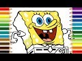 SpongeBob SquarePants Coloring Page For Kids Learning